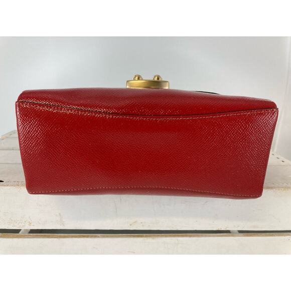 COACH F37833 SMALL RED PATTON LEATHER CROSSBODY BAG - Picture 9 of 16